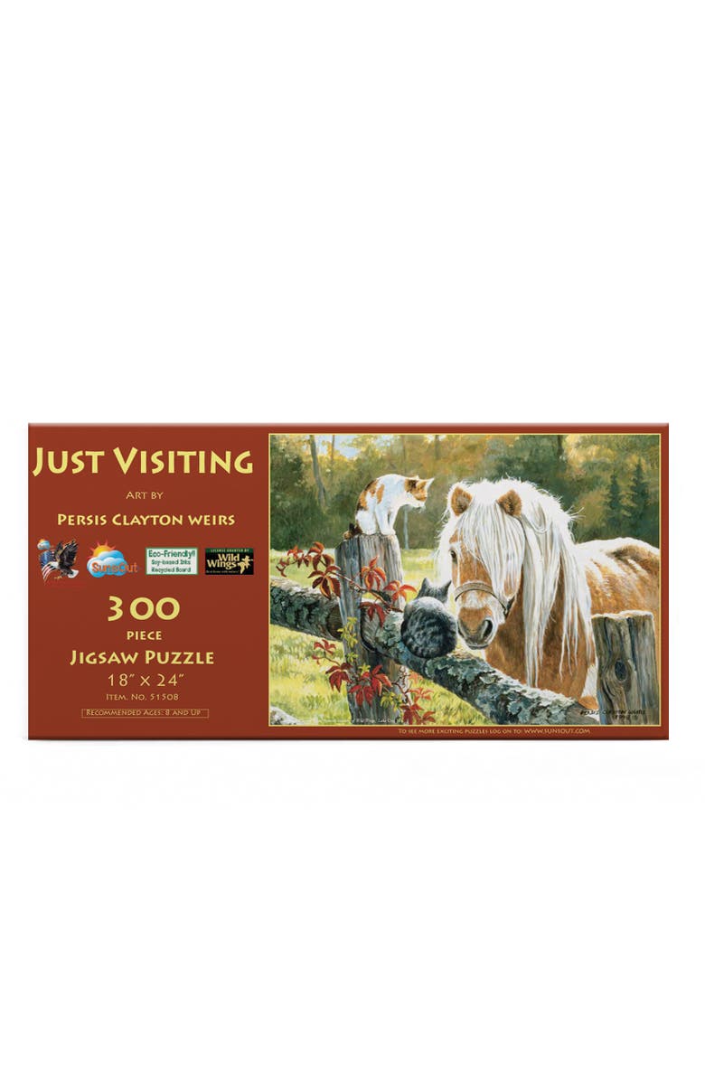 Sunsout Just Visiting 300 piece Jigsaw Puzzle for Adults, Alternate, color, Multicolor
