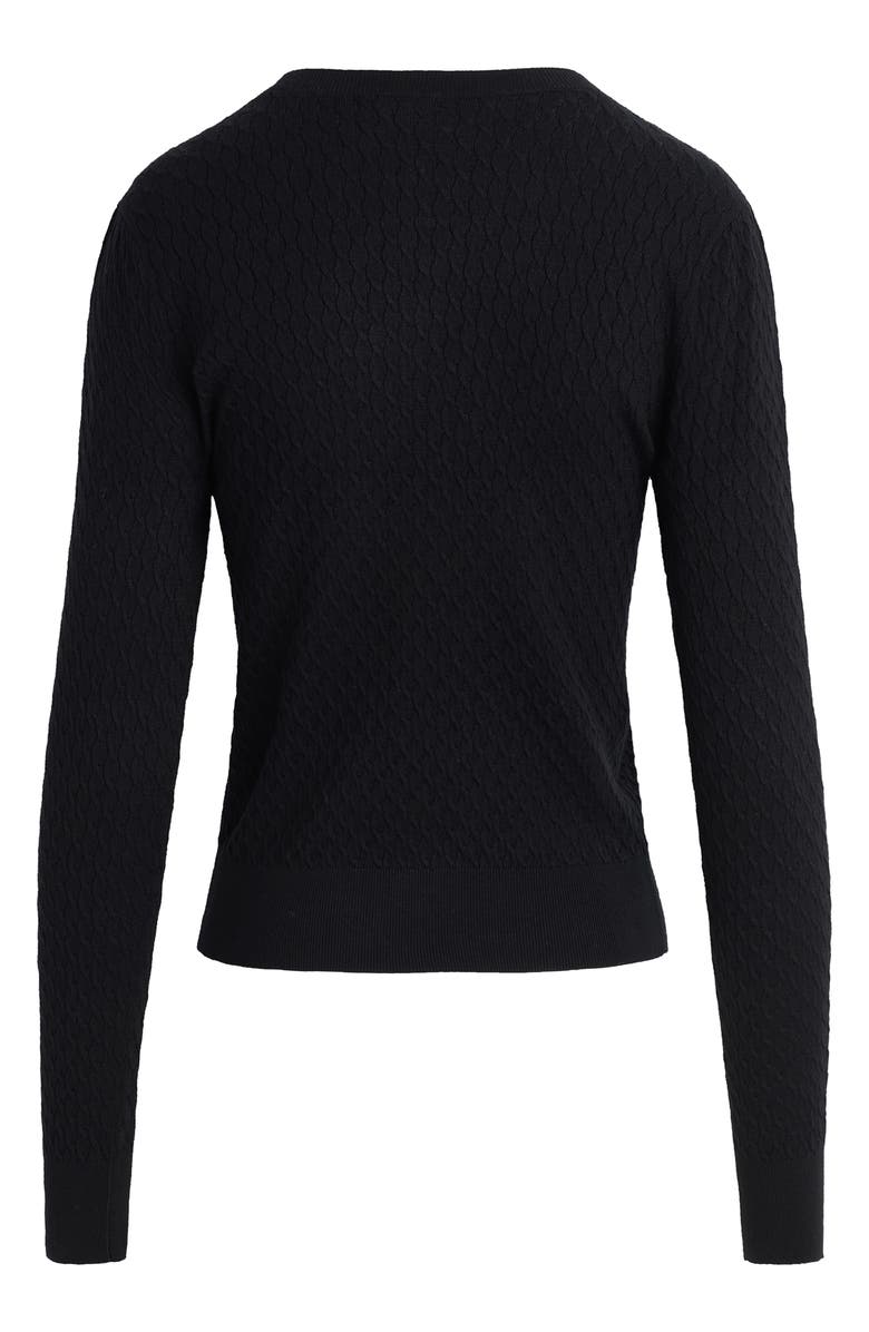 Favorite Daughter The Career Girl Textured Crewneck Sweater, Alternate, color, 