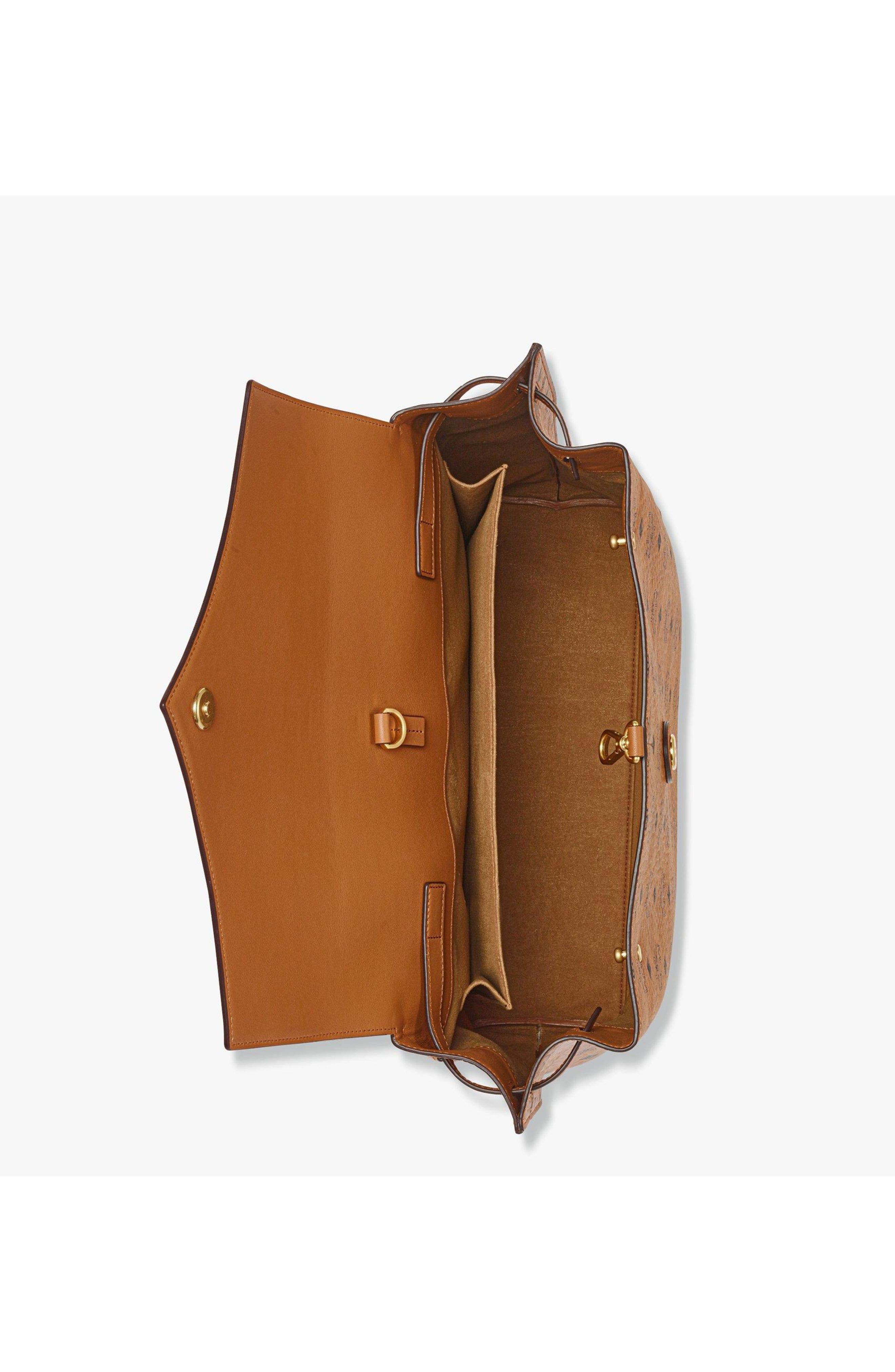 MCM Diamond Backpack in Visetos Leather Mix, Alternate, color, 