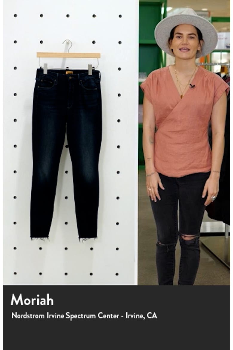 Looker High Waist Ankle Skinny Jeans video