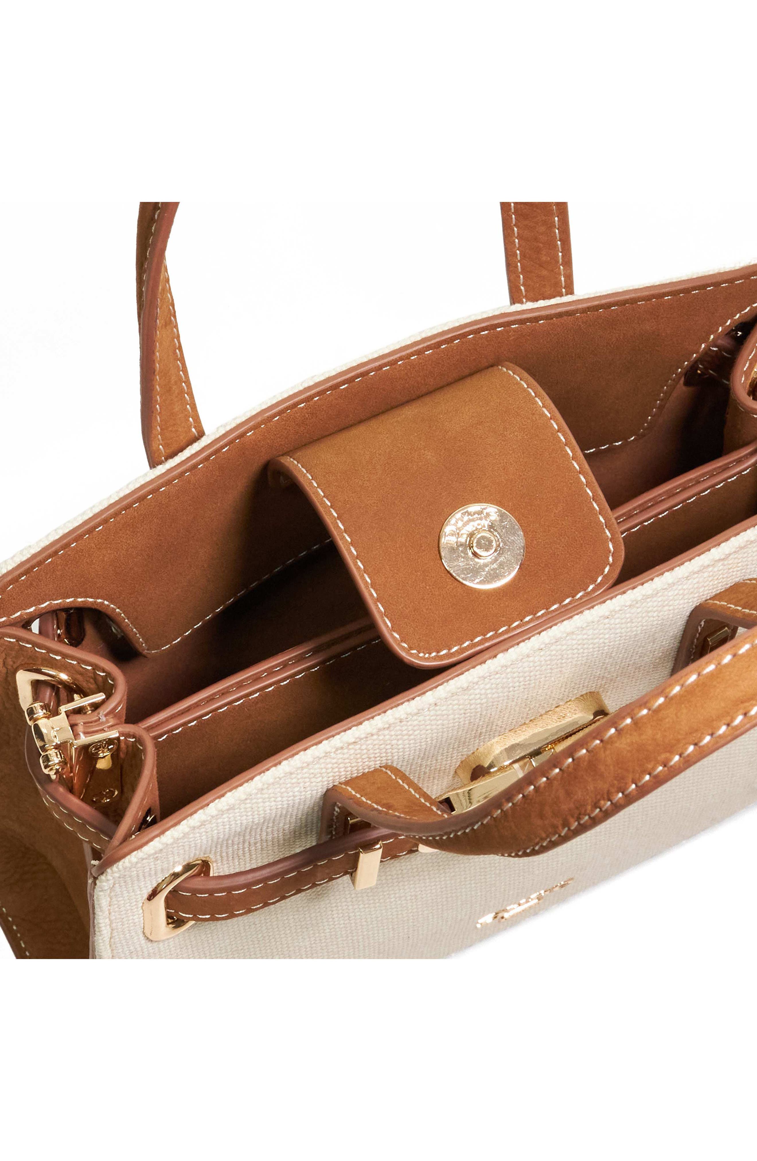 Dune London Dinkiedefine Shoulder Bag, Alternate, color, Natural