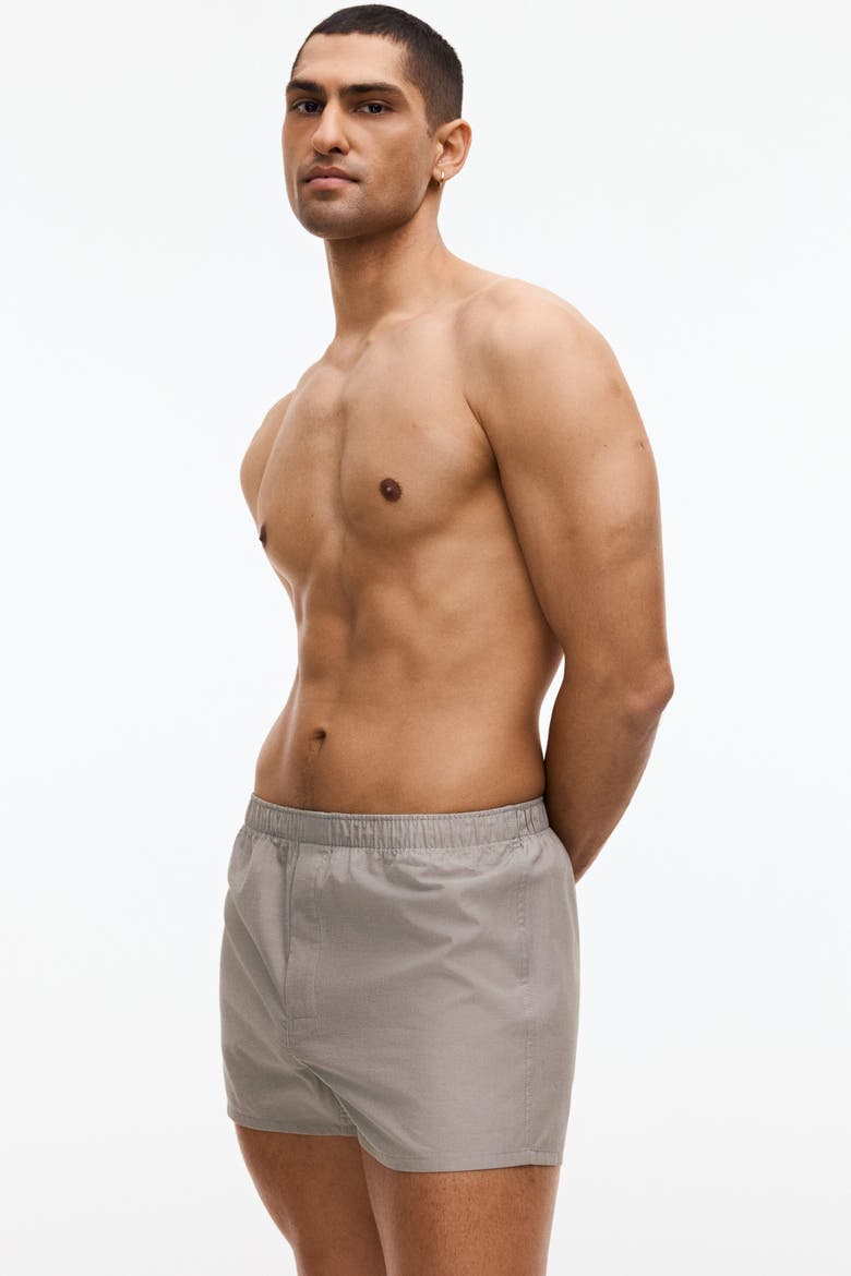4-pack Woven Boxer Shorts, Alternate, color, Khaki green/checked