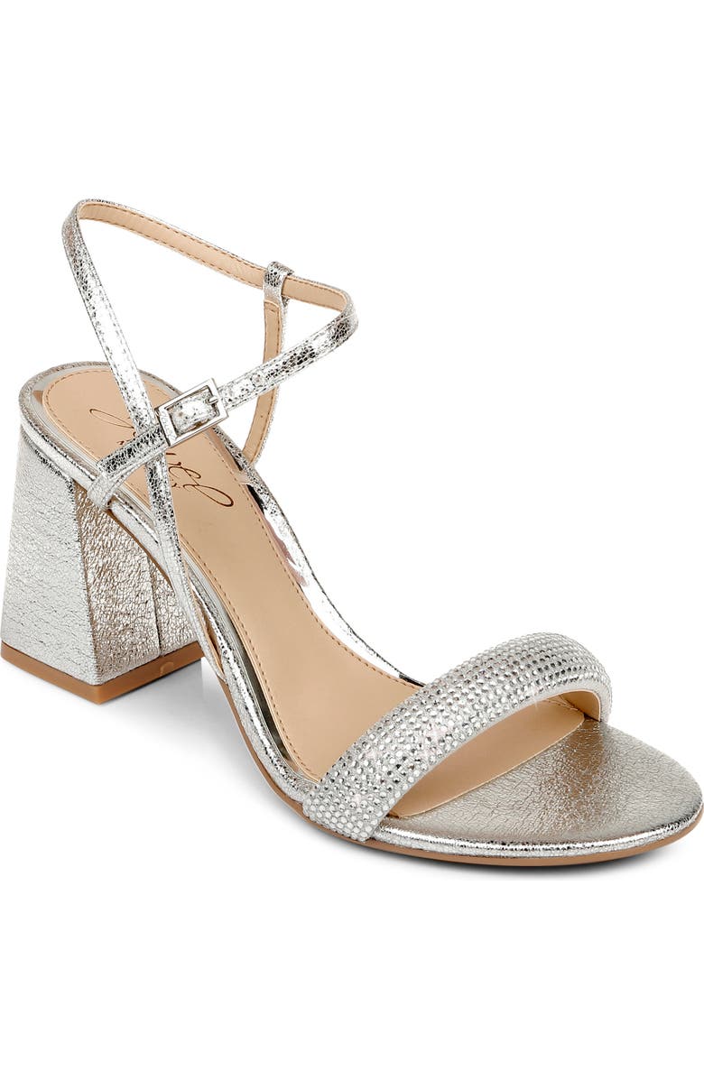 Jewel Badgley Mischka Earlene Block Heel Sandal, Main, color,