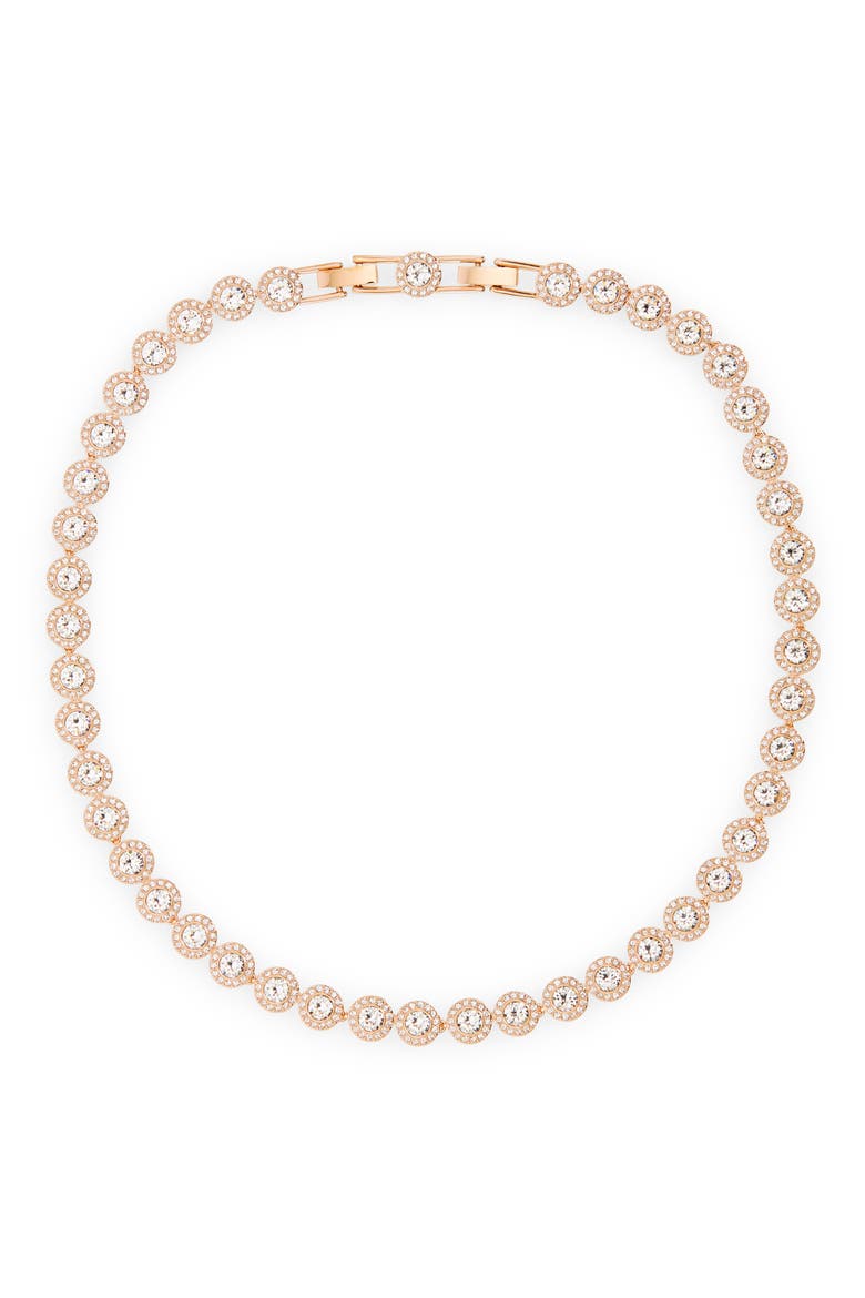 Angelic Crystal Necklace, Main, color, GOLD