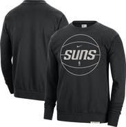 Nike Men's Nike Black Phoenix Suns 2023/24 Authentic Standard Issue Travel Performance Pullover Sweatshirt
