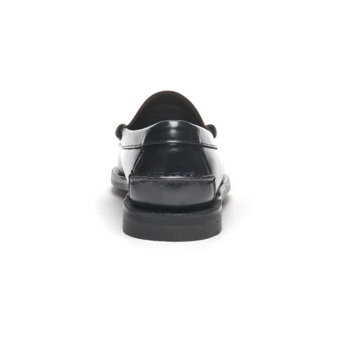 Sebago Classic Dan Smooth Leather Loafers In Black