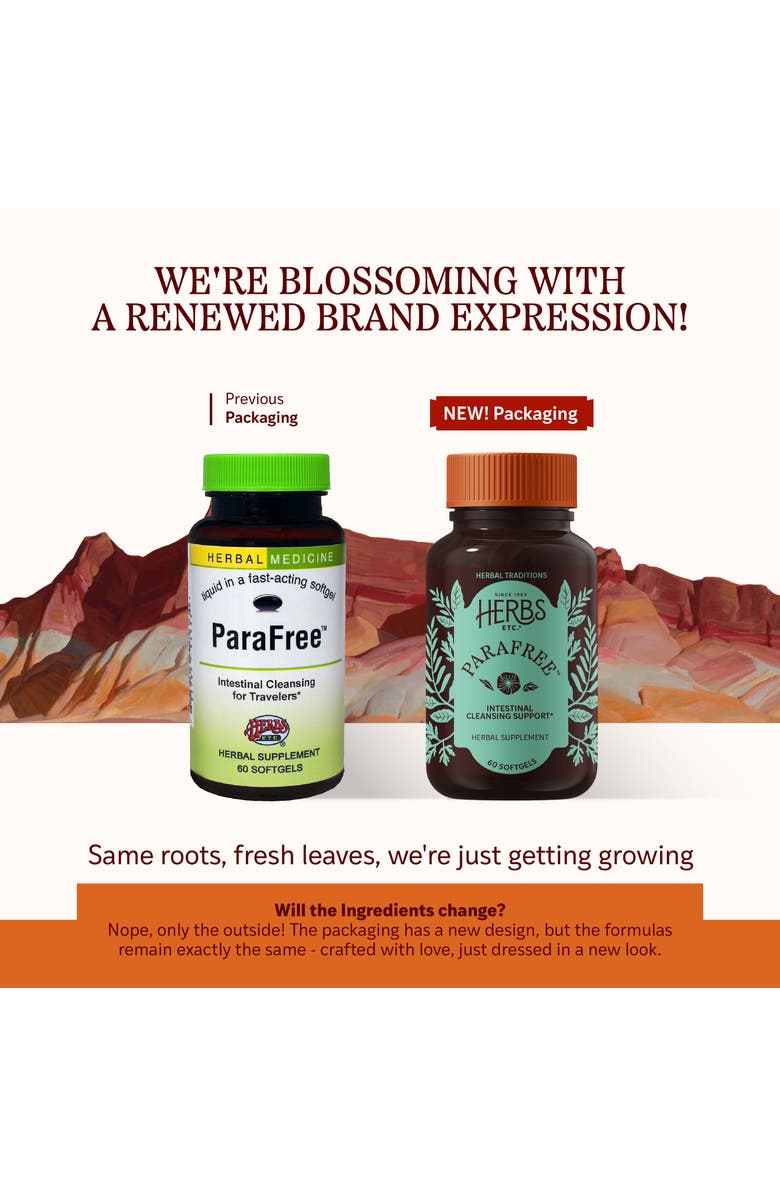 Herbs Etc. ParaFree Digestive & Intestinal Support Softgels, 60 Count, Alternate, color, NO COLOR