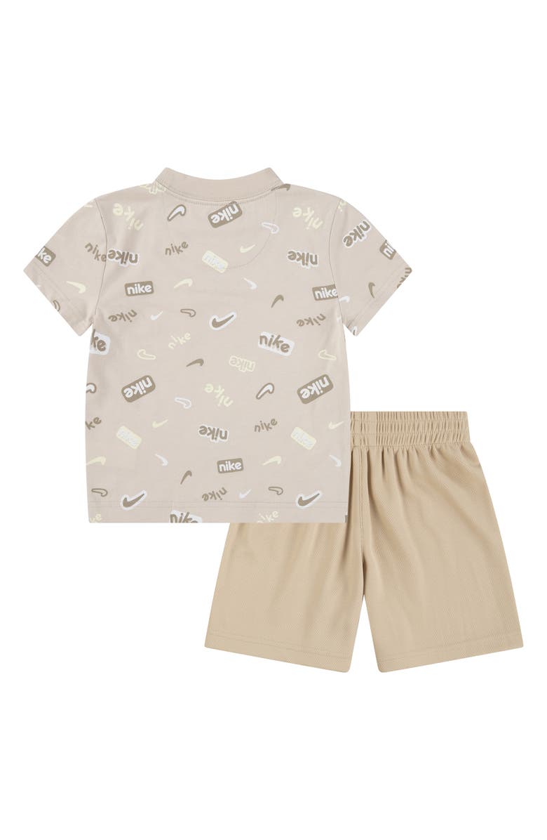Nike Kids' E1D1 Graphic T-Shirt & Shorts Set, Alternate, color, Khaki