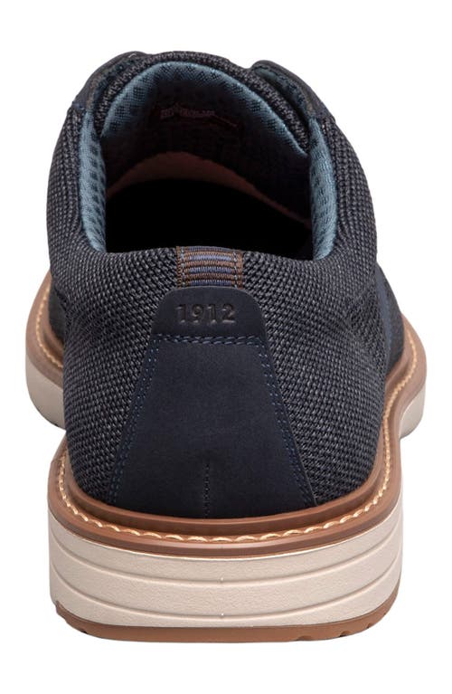 Nunn Bush Griff Plain Toe Derby In Navy Multi