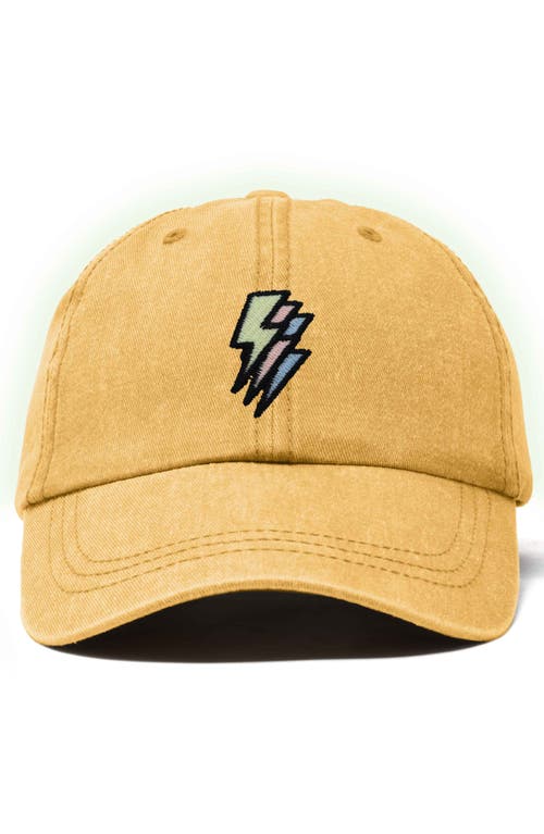 Dalix Lightning Cap In Washed Gold