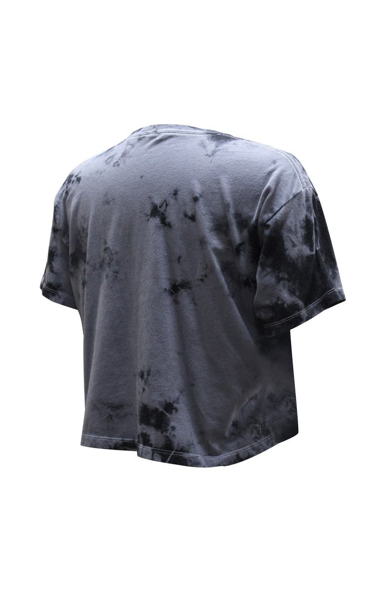 Soleworks Women's  Black Beast Mode Dark Crystal Washed Crop T-Shirt, Alternate, color, 