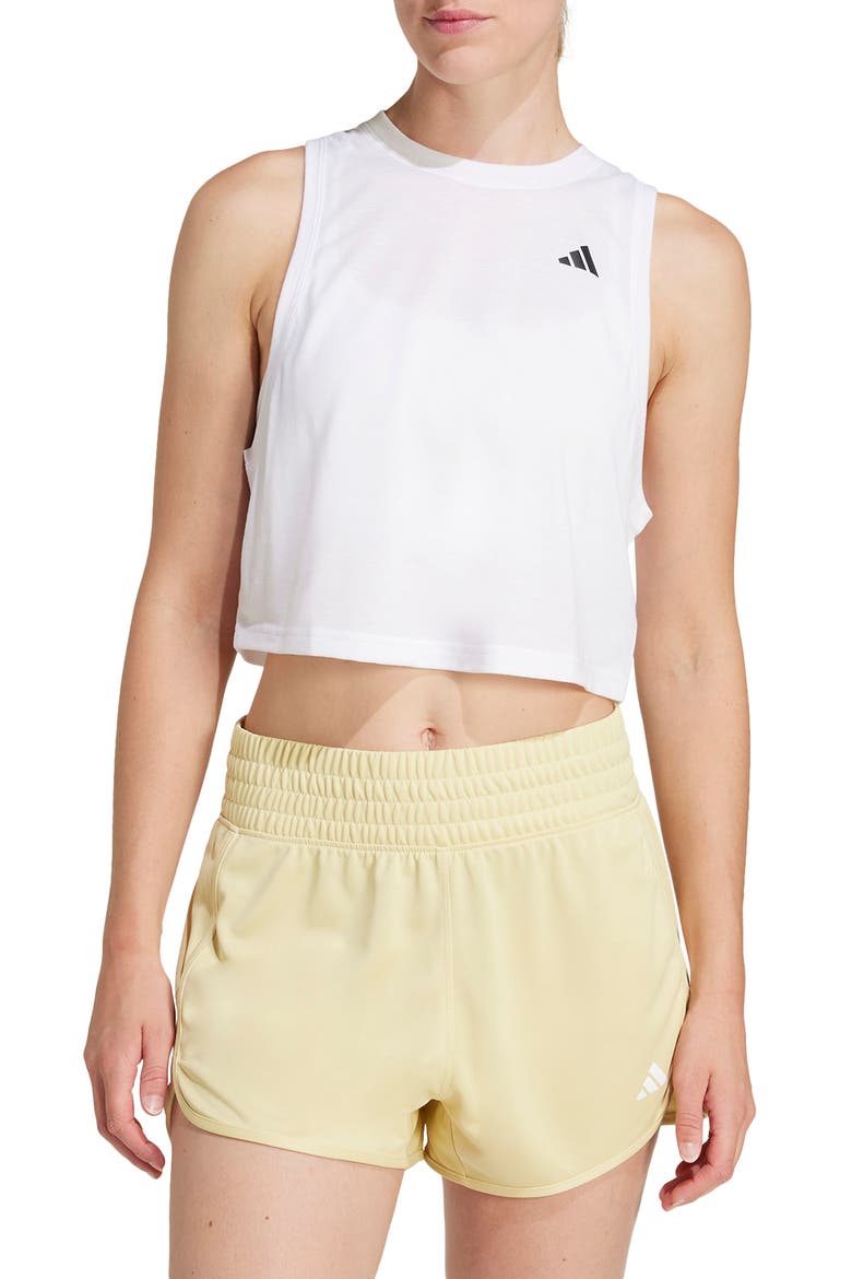 Training Essentials Tank, Main, color, WHITE