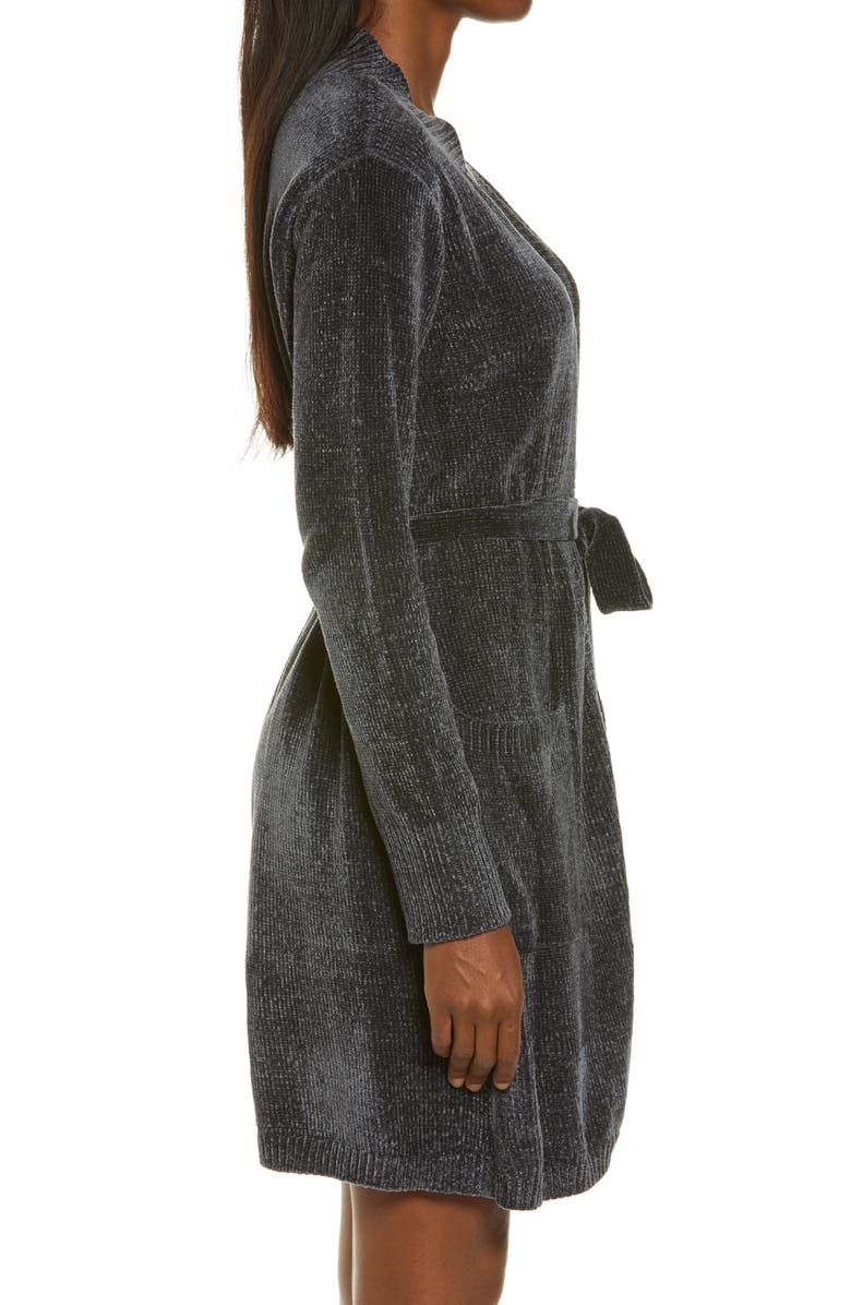 Natori Tranquility Chenille Short Robe, Alternate, color,