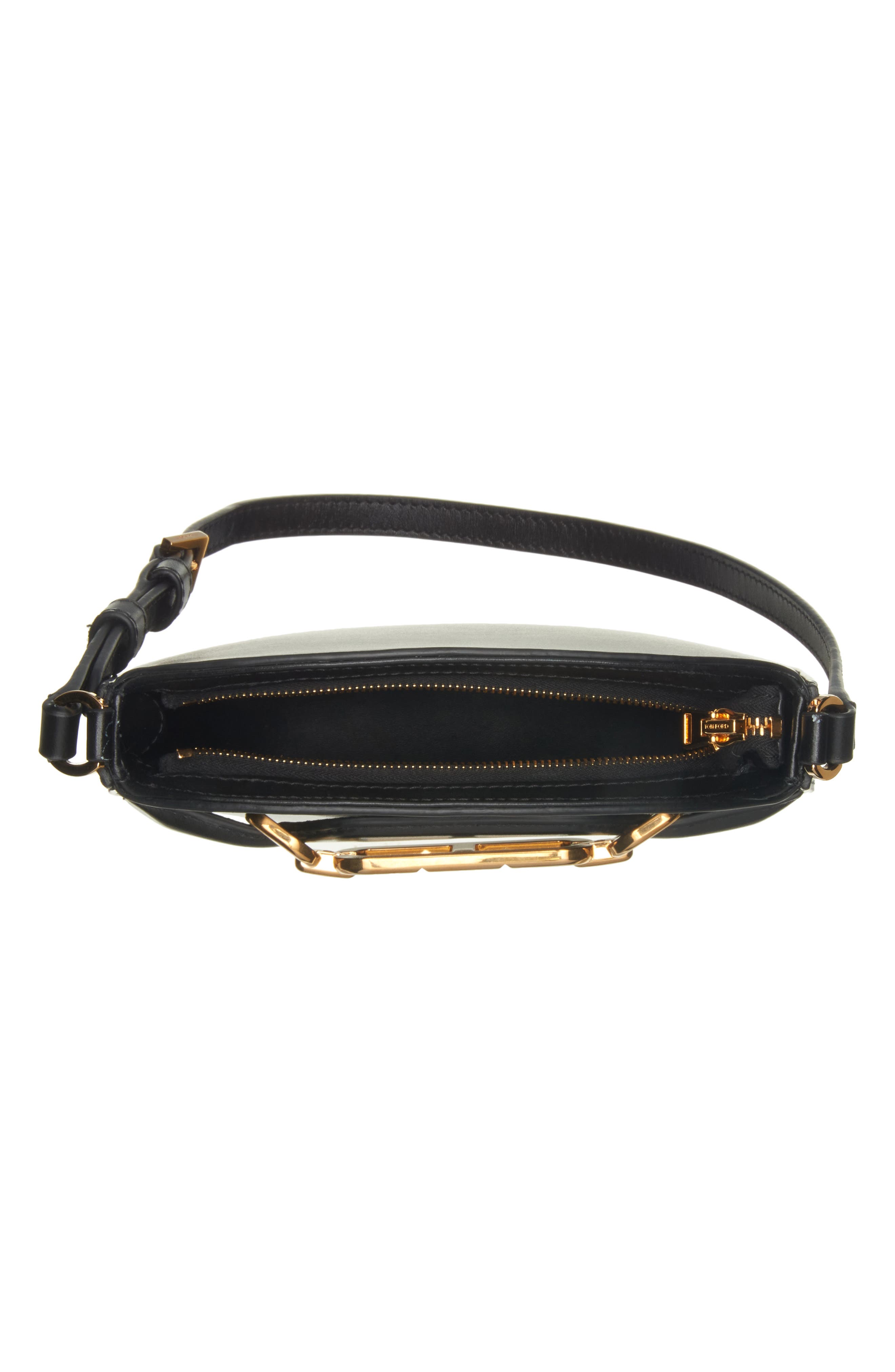 TOM FORD Mini Leather Shoulder Bag, Alternate, color, 