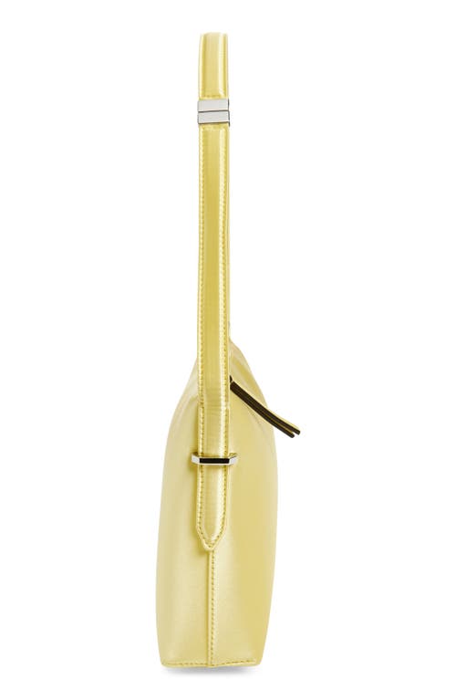 Totême Toteme Scoop Satin Wristlet In Yellow