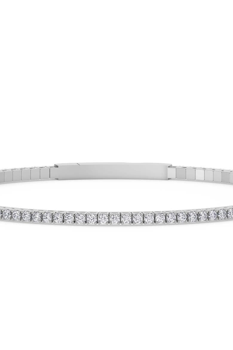 1Ct Diamond Flexible Oval Bangle Women's Bracelet 14k Gold Lab Grown, Alternate, color, 14k Yellow Gold
