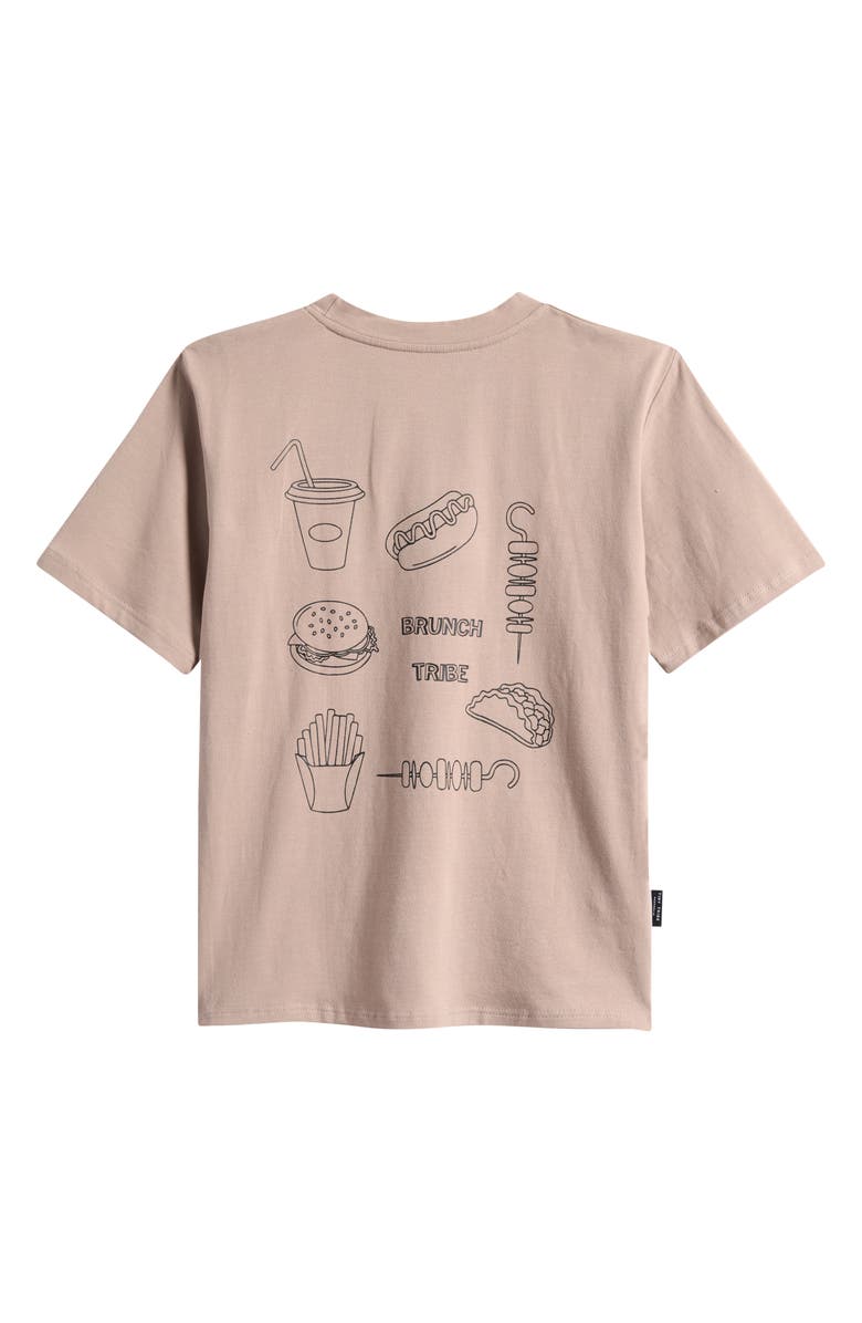 TINY TRIBE Kids' Brunch Tribe Graphic T-Shirt, Alternate, color, Clay