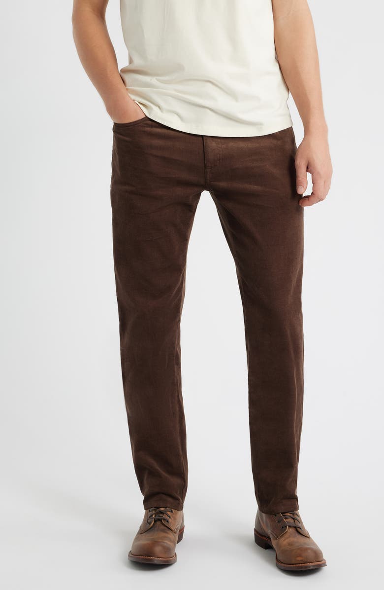 Peter Millar Superior Soft Corduroy 5-Pocket Pants, Main, color, French Press