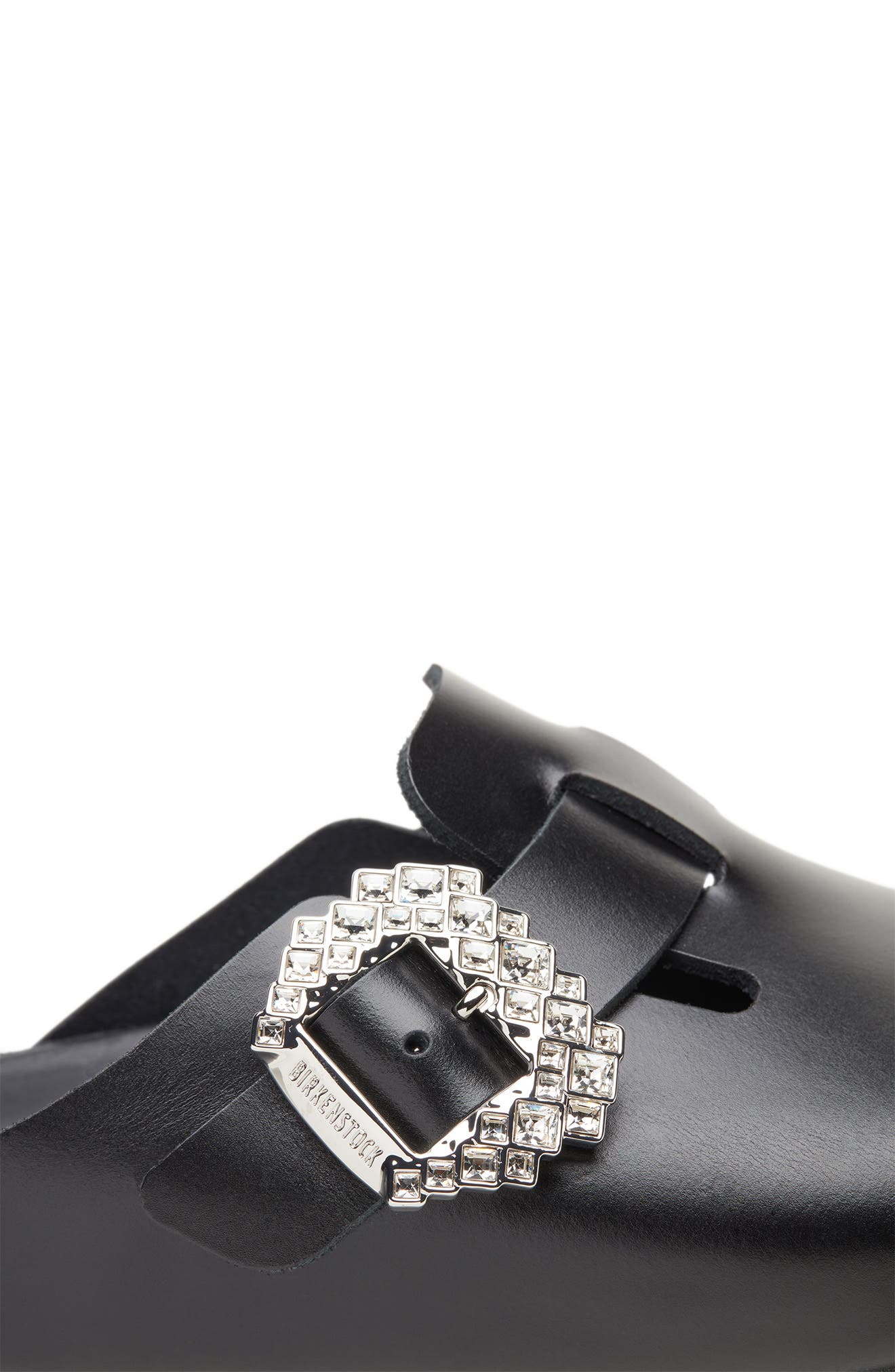 BIRKENSTOCK X MANOLO Blahnik Boston Crystal Buckle Clog, Alternate, color, 