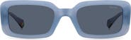 Polaroid 52mm Polarized Rectangular Sunglasses