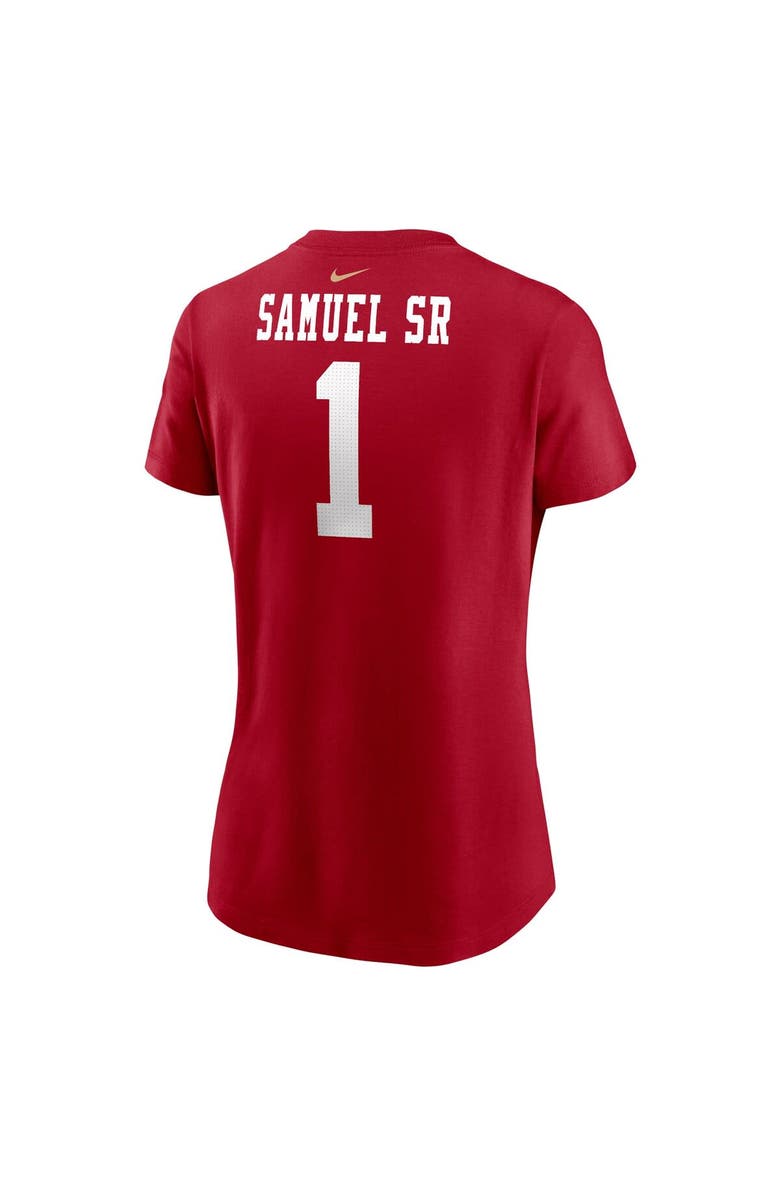Nike Women's Nike Deebo Samuel Sr Scarlet San Francisco 49ers Player Name & Number T-Shirt, Alternate, color,