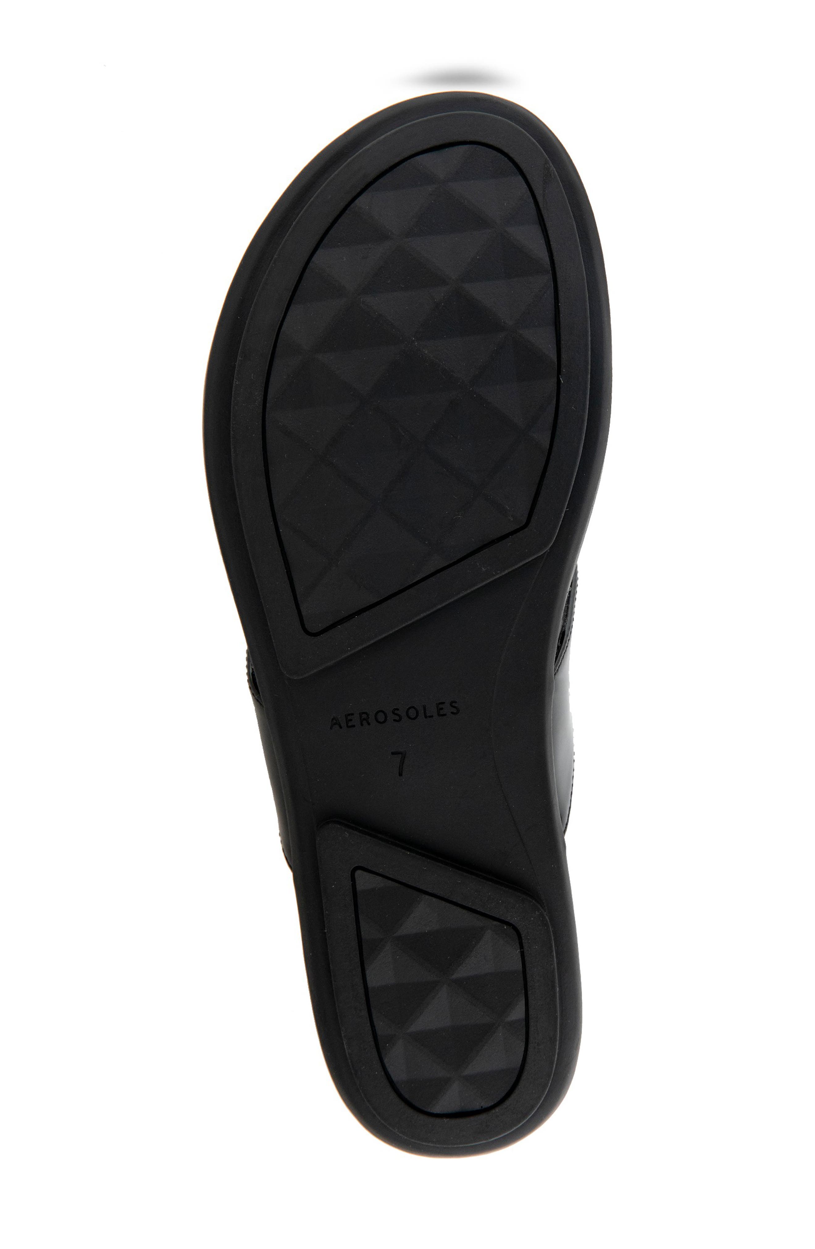 Aerosoles Fallon Harness Sandal, Alternate, color, Black Patent Faux Leather