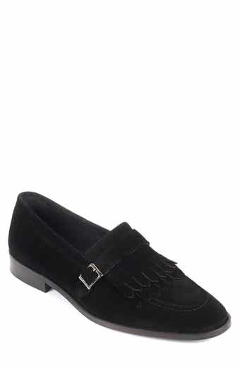 VELLAPAIS Agenta Kiltie Fringe Loafer