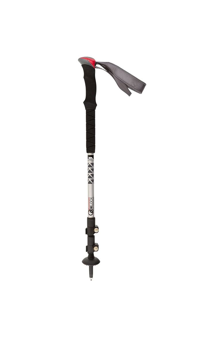 Qiklock Collapsible Technical Trekking Pole, Alternate, color, Silver