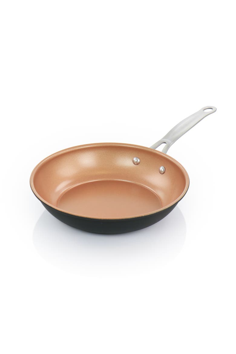 Chestnut 2 Piece Nonstick Carbon Steel Frying Pan Set, Alternate, color, Metallic Silver