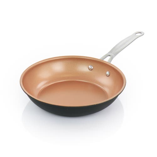 Gibson Home Chestnut 2 Piece Nonstick Carbon Steel Frying Pan Set In Copper In Multi