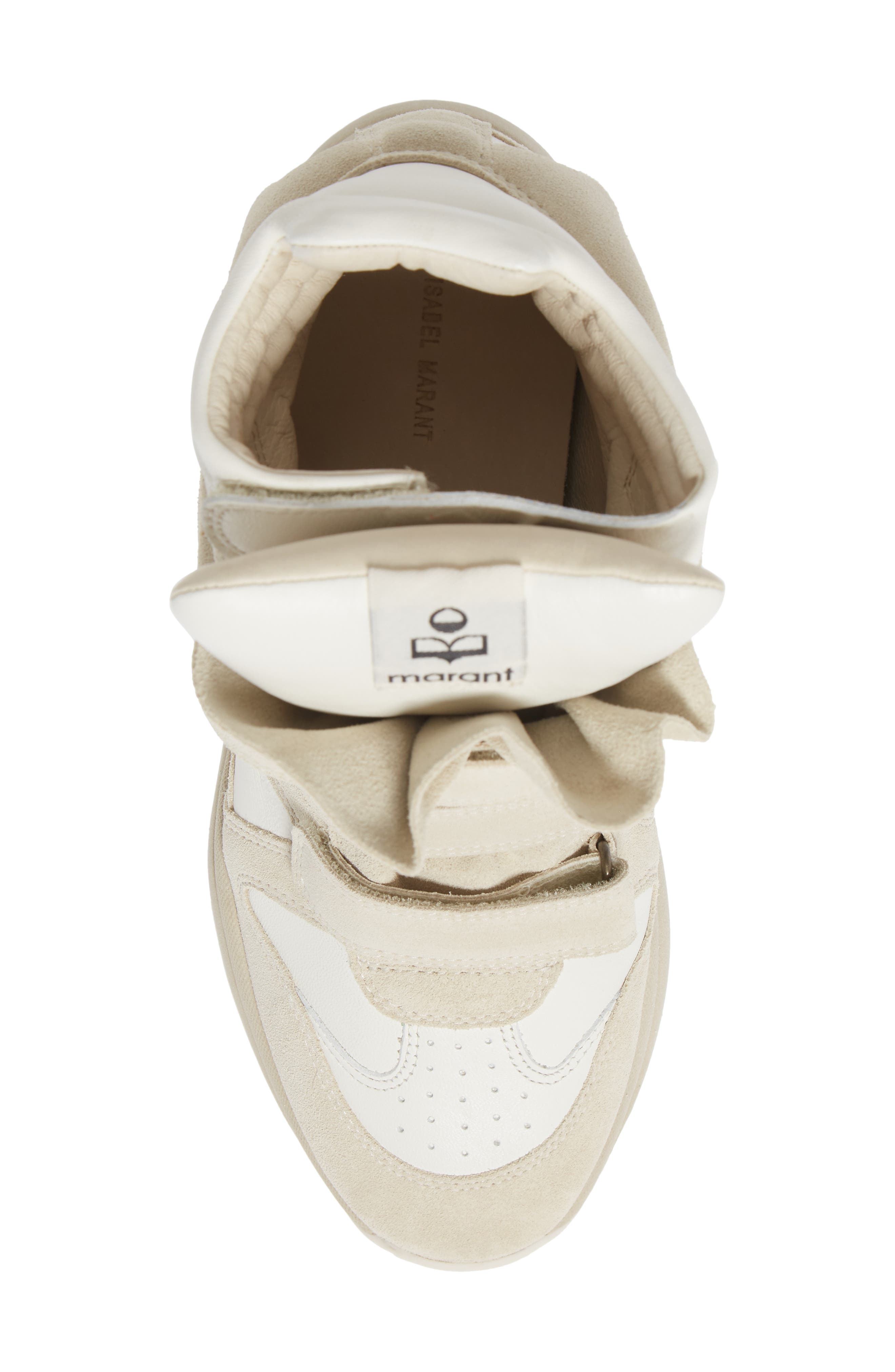 Balskee Wedge High Top Sneaker, Alternate, color, WHITE
