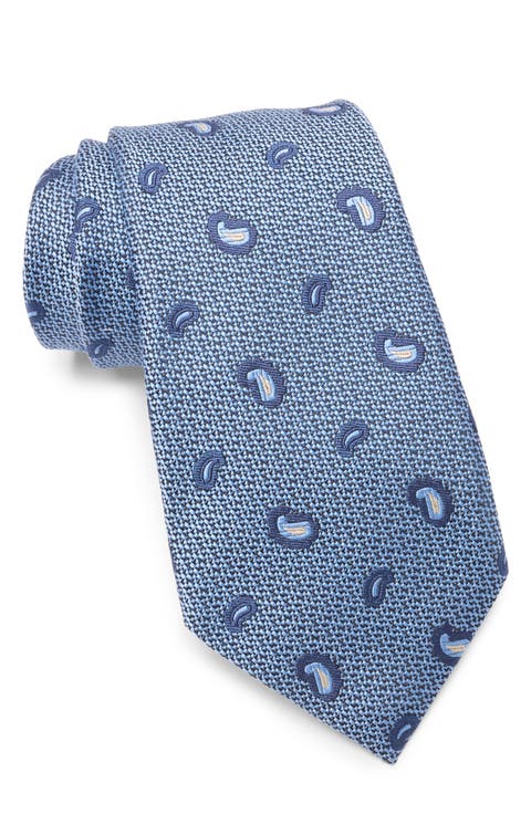 Paisley Petal Silk Tie