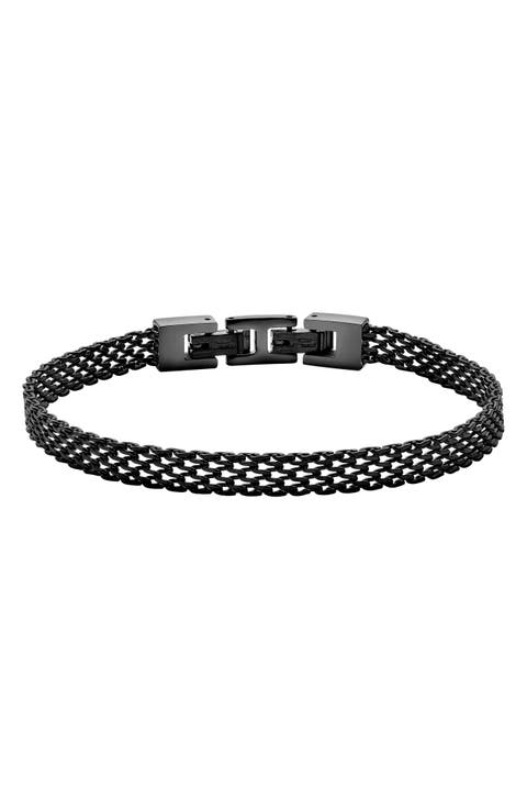 Men's Stainless Steel Mesh Chain Bracelet