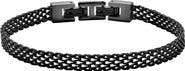 GEOFFREY BEENE Men's Stainless Steel Mesh Chain Bracelet