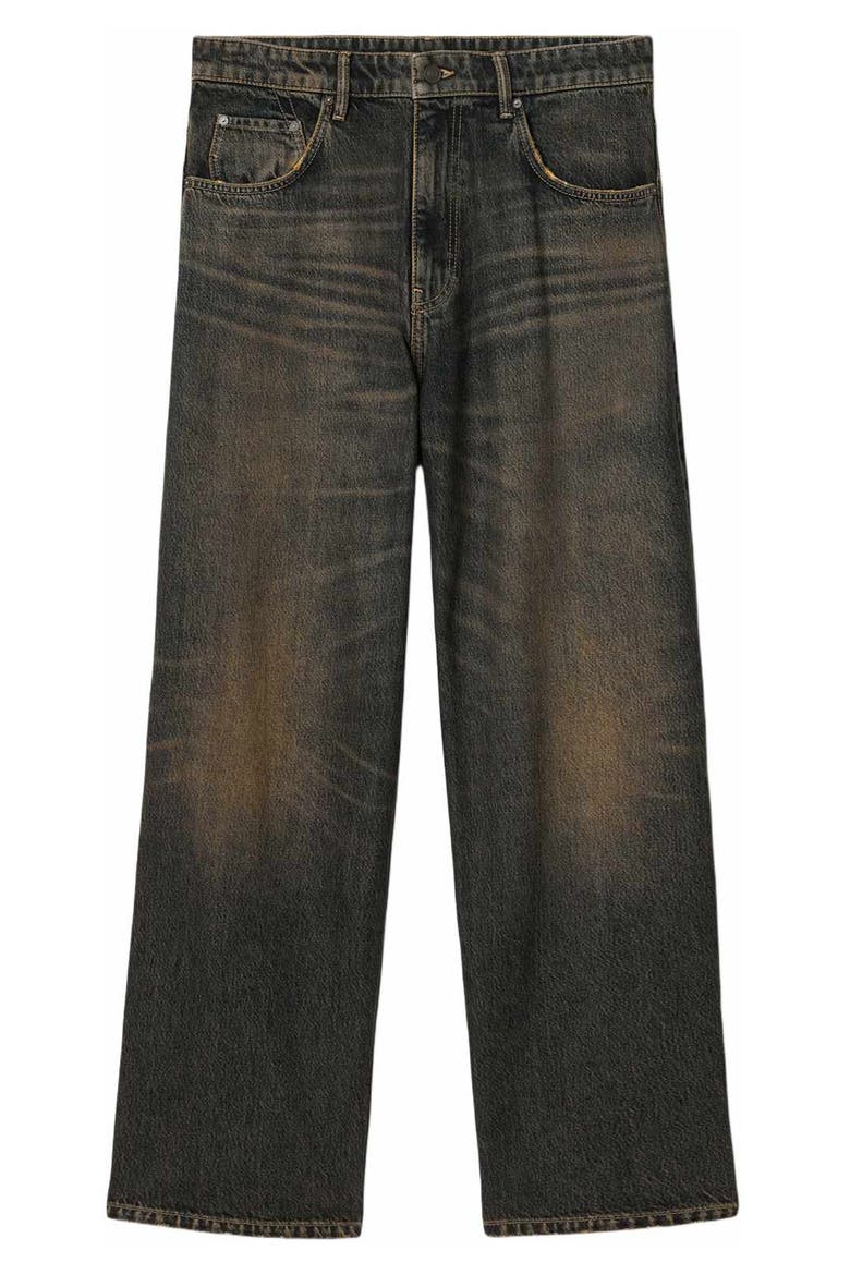 Rivet Sloch Straight Leg Jeans, Alternate, color, WASHED BROWN