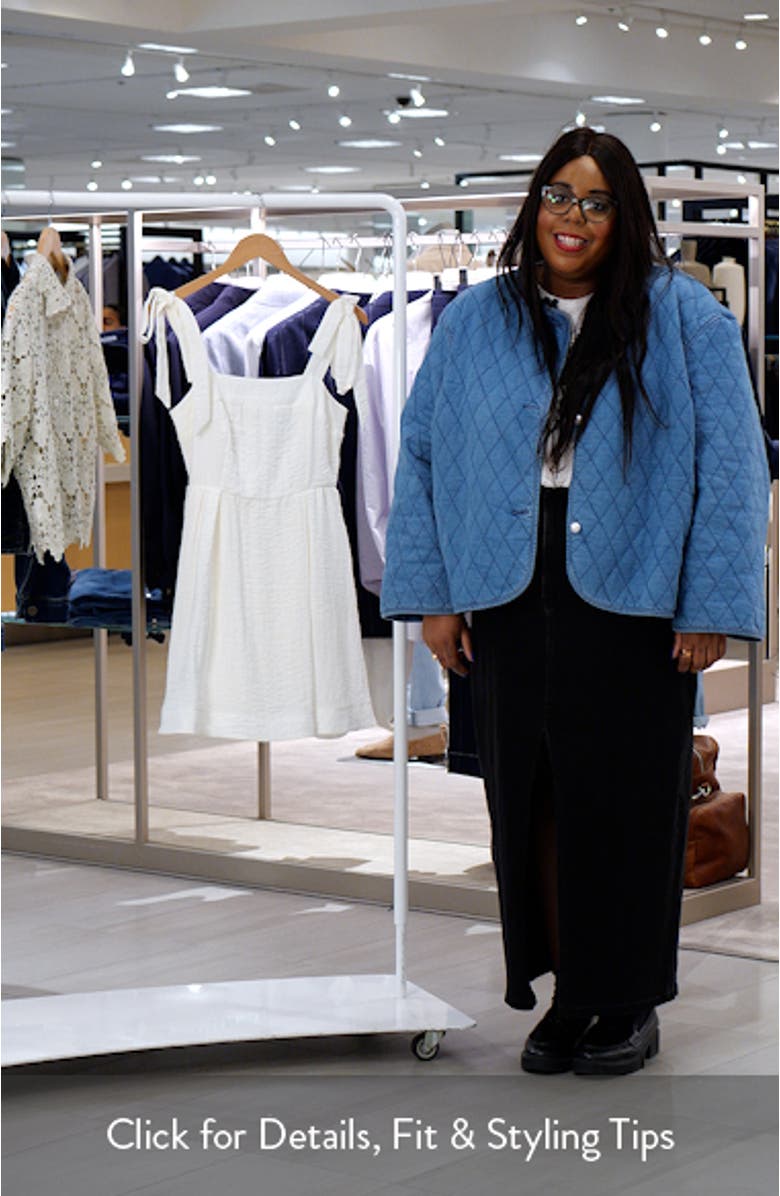 Tie Strap A-Line Minidress, sales video thumbnail