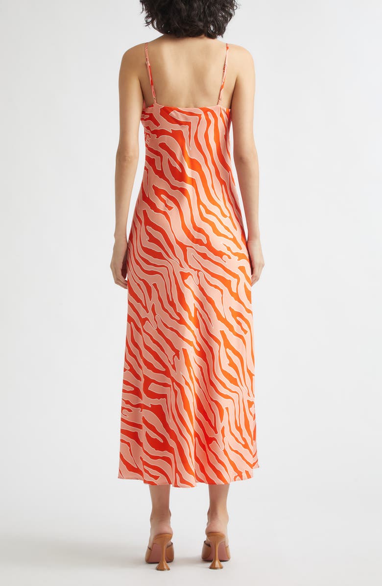 Toccin Lou Lou Zebra Print Slipdress, Alternate, color,