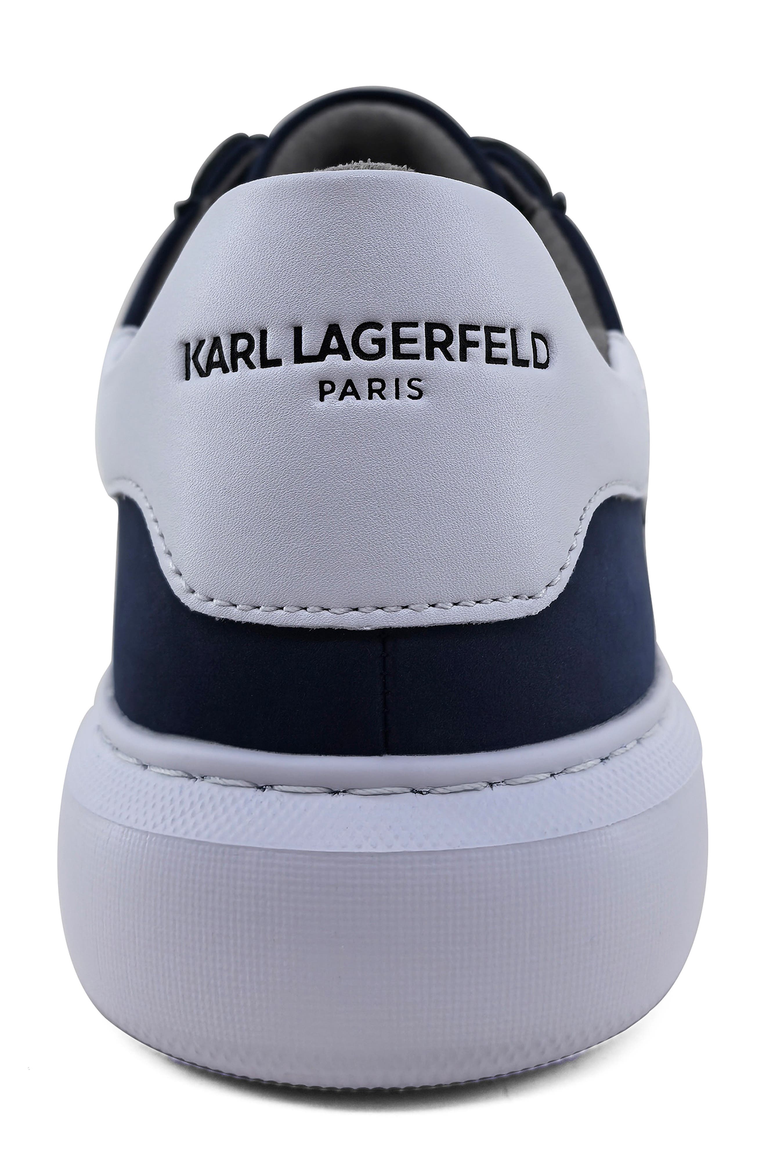 Karl Patch Sneaker, Alternate, color, NAVY