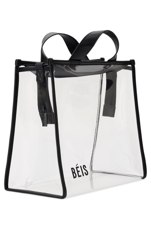 Beis Béis The Clear Stadium Tote In White