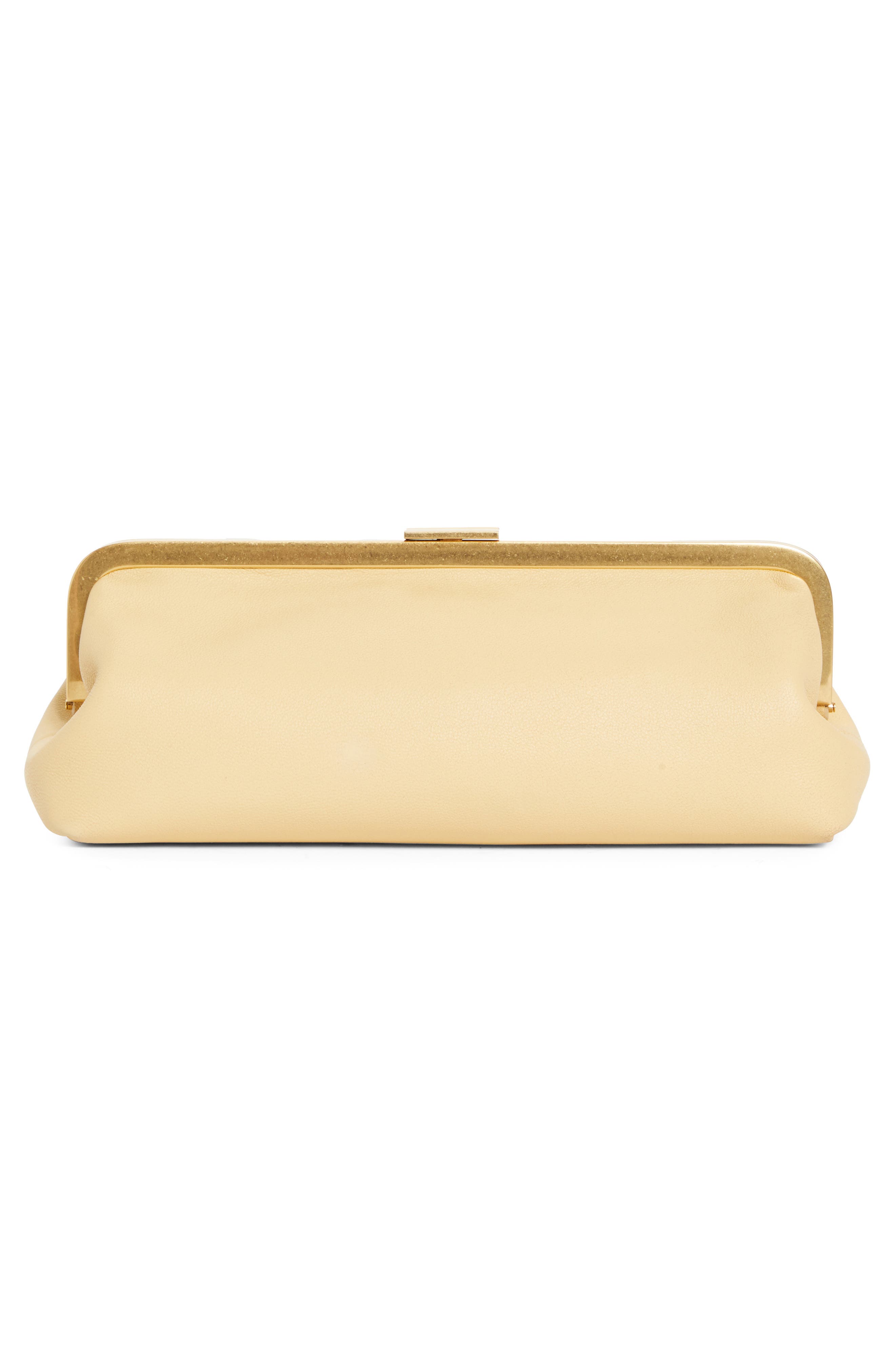 Armory Leather Clutch, Alternate, color, BIRCH