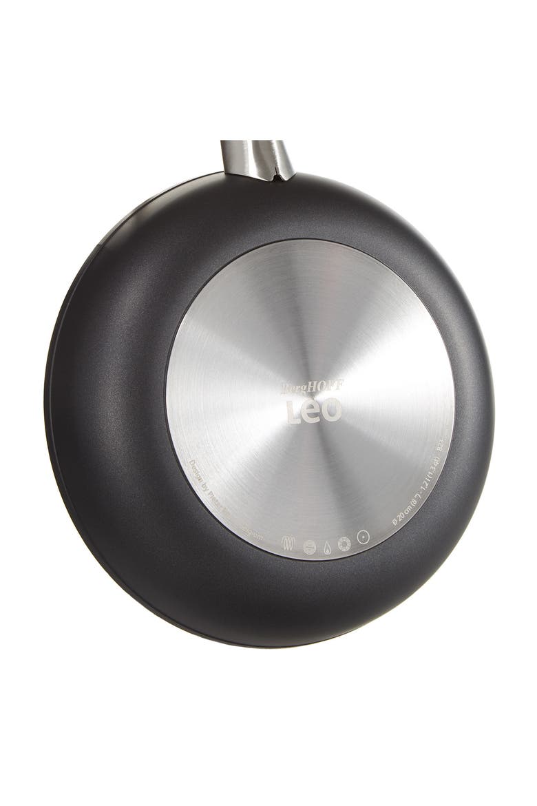 Leo Graphite Nonstick 8" Frying Pan, Alternate, color, BLACK