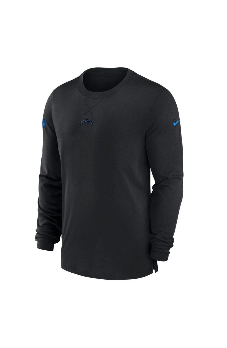 Nike Men's Nike Black Los Angeles Chargers 2023 Sideline Performance Long Sleeve T-Shirt, Alternate, color, 