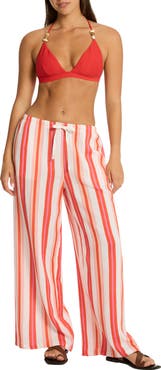 Sea Level West Coast Surf Cotton Cover-Up Pants