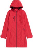 Seasalt Cornwall Coverack Waterproof Organic Cotton Blend Raincoat with Removable Hood (