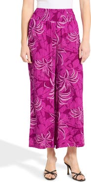 CARIBBEAN JOE Breezy Crop Wide Leg Pants