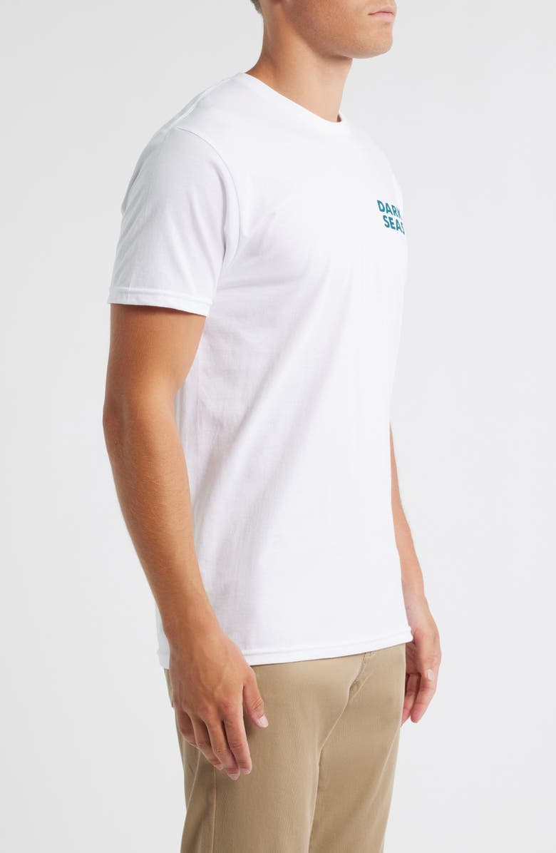 DARK SEAS Steelhead Cotton Logo Graphic T-Shirt, Alternate, color, White