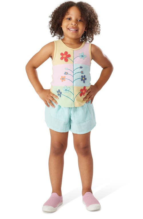 Peek Aren't You Curious Kids' Growing Flowers Tank & Gauze Shorts Set