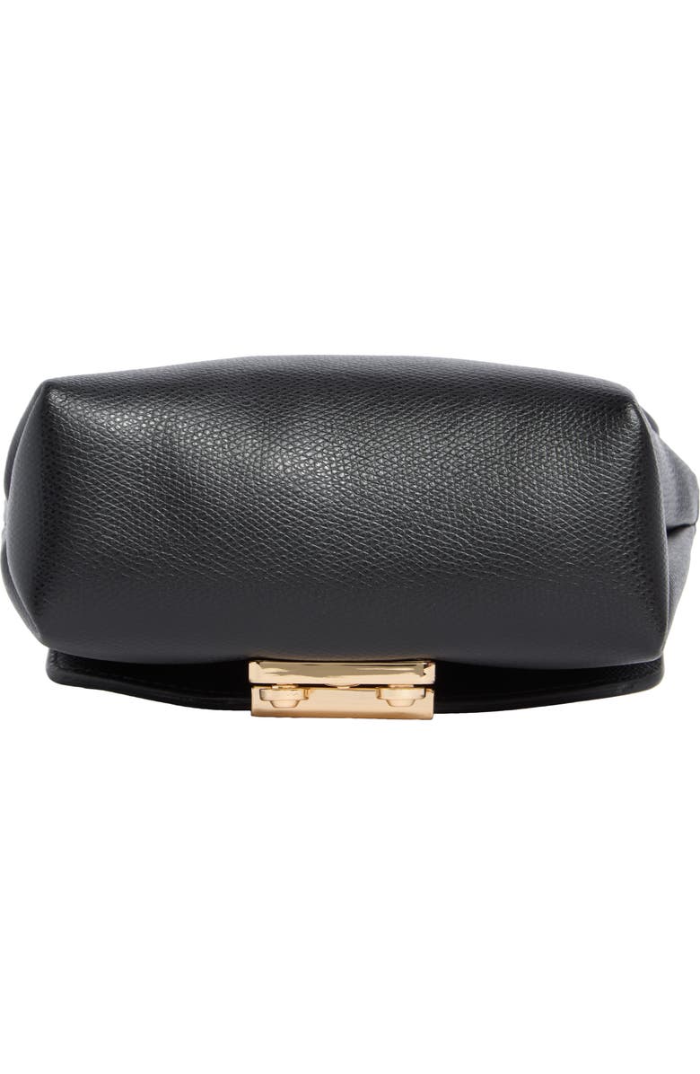 VALENTINO BY MARIO VALENTINO Lola Bonbonniere Leather Crossbody Bag, Alternate, color, Black