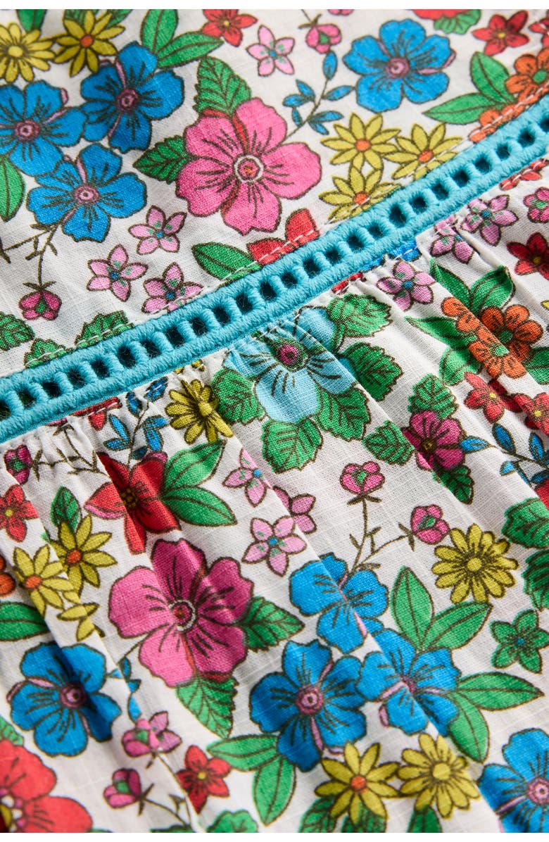 Mini Boden Kids' Celia Floral Cotton Sundress, Alternate, color, 