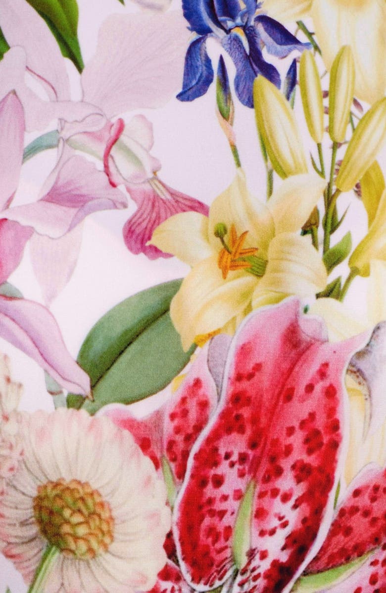 Ted Baker London 'Encyclopedia' Halter Underwire One-Piece Swimsuit, Alternate, color,